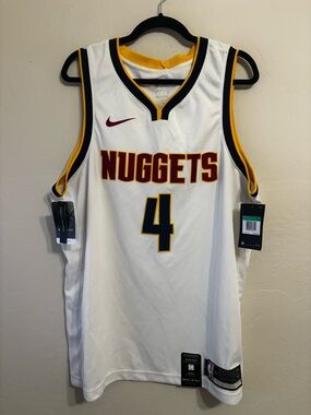 Nike Mens Dri-Fit Paul Millsap Denver Nuggets Swingman Jersey AA7087-101 size XL